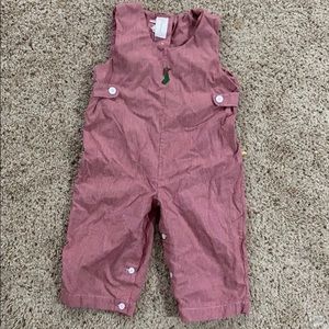 Boys Strasburg Christmas Overalls 24M